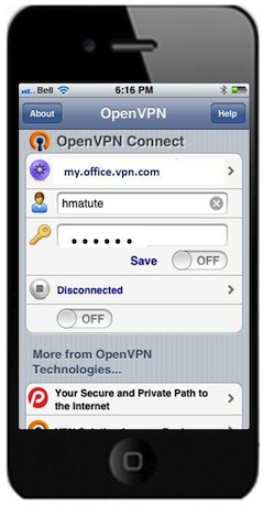 Connect Your Smartphone via VPN with Two Factor Authentication