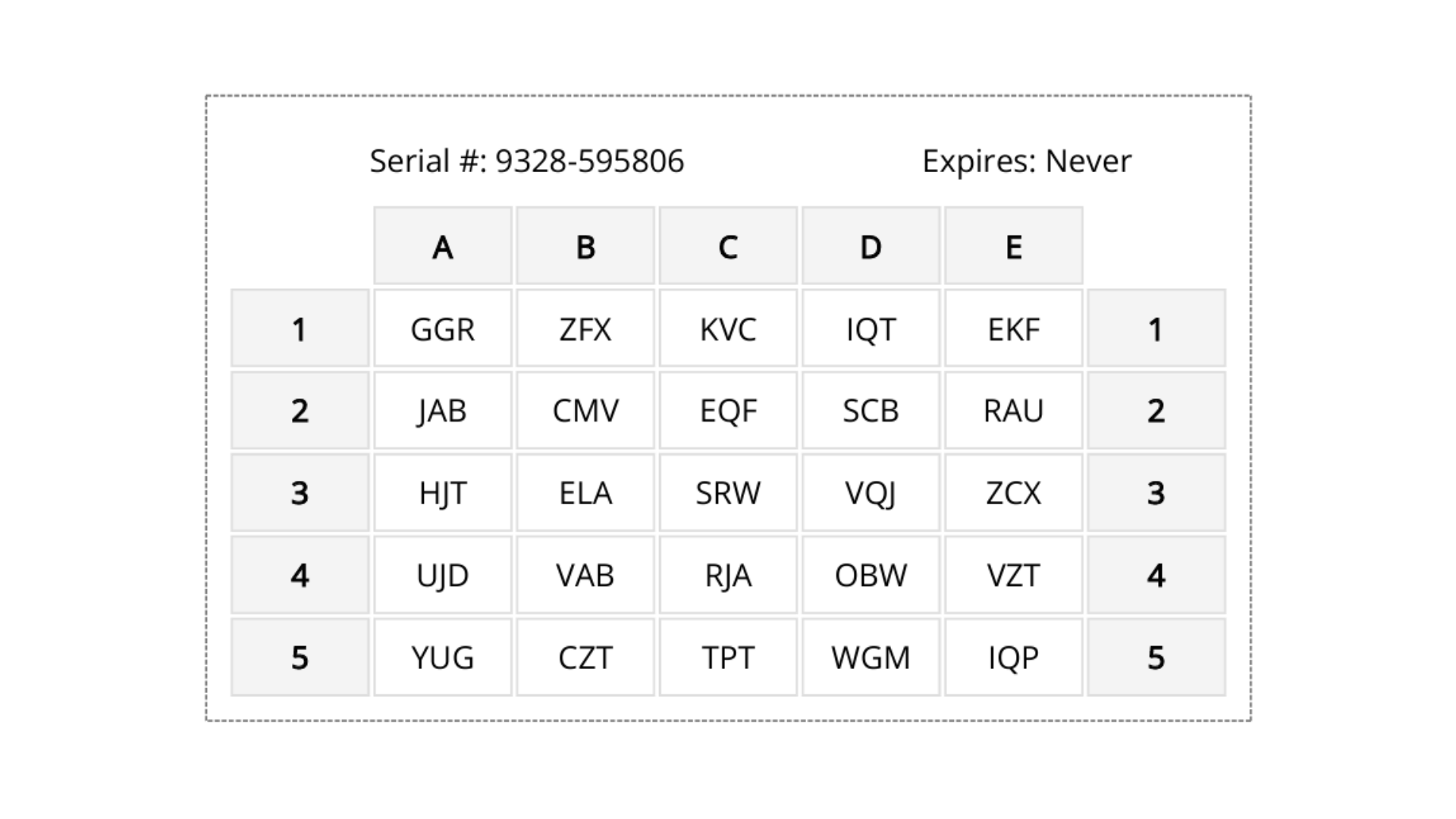 grid card example