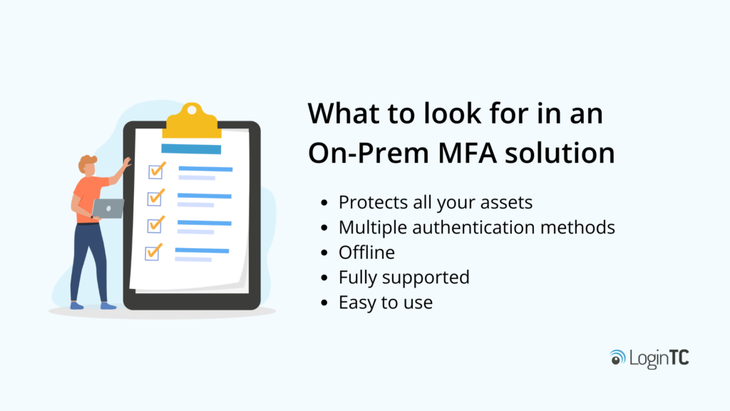 whats in on prem mfa