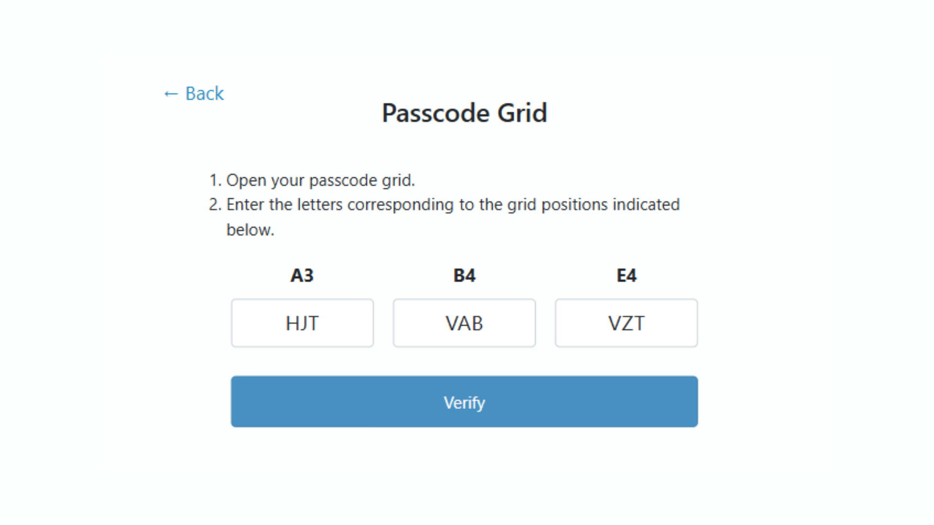 grid card authentication complete