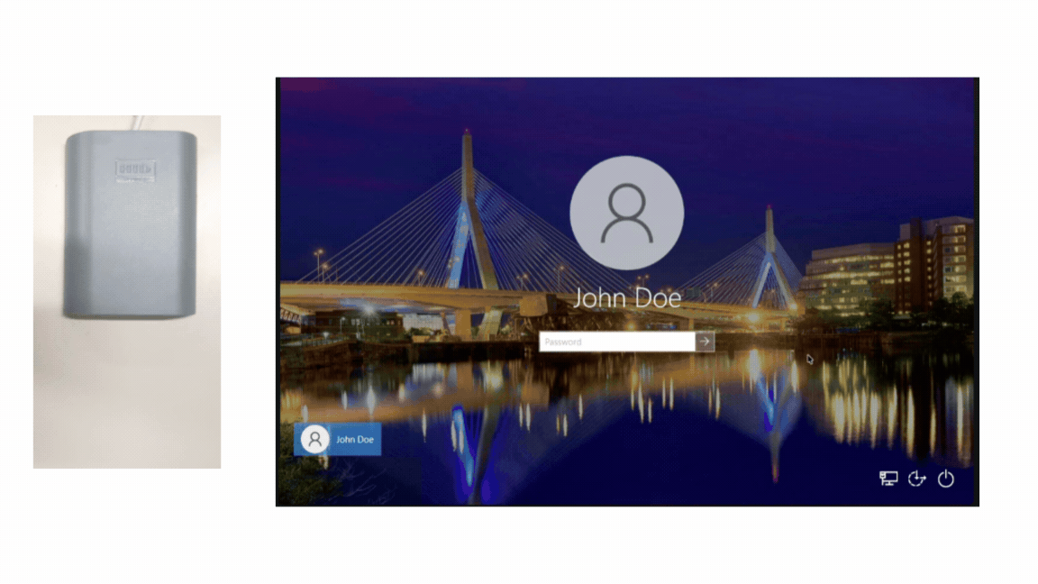 Windows-Console-Biometric-FIDO2-card-INSERT-Authentrend