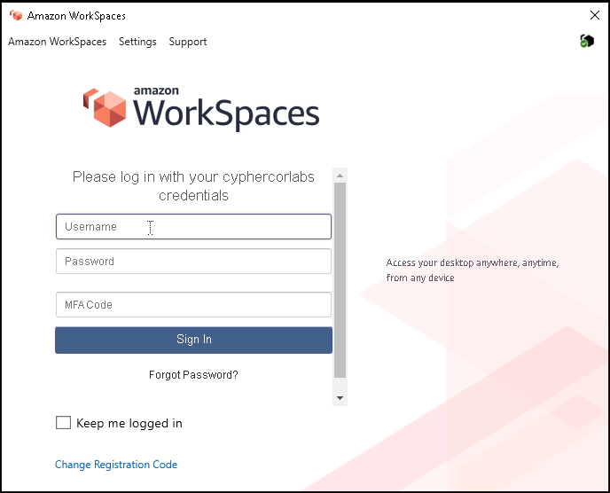 Amazon WorkSpaces