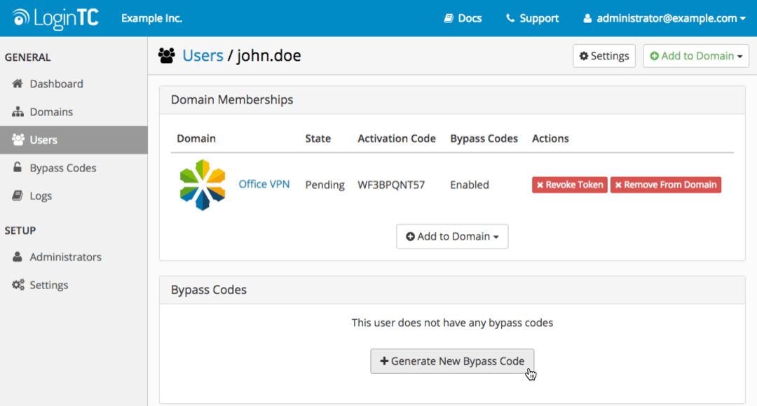 Bypass Codes Guide How to Create, Manage, and Use Them LoginTC