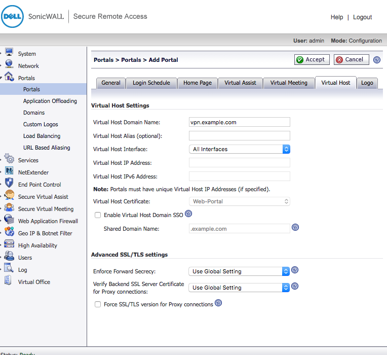 SonicWALL SRA