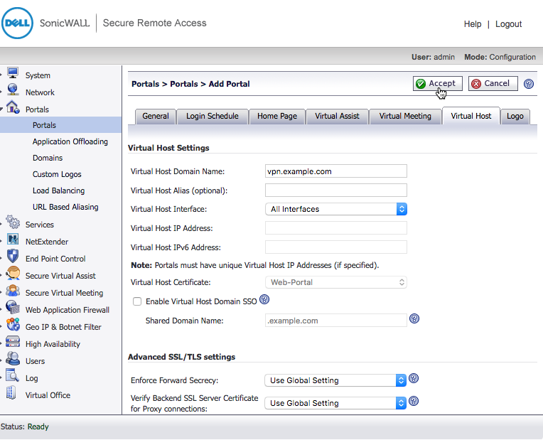 SonicWALL SRA