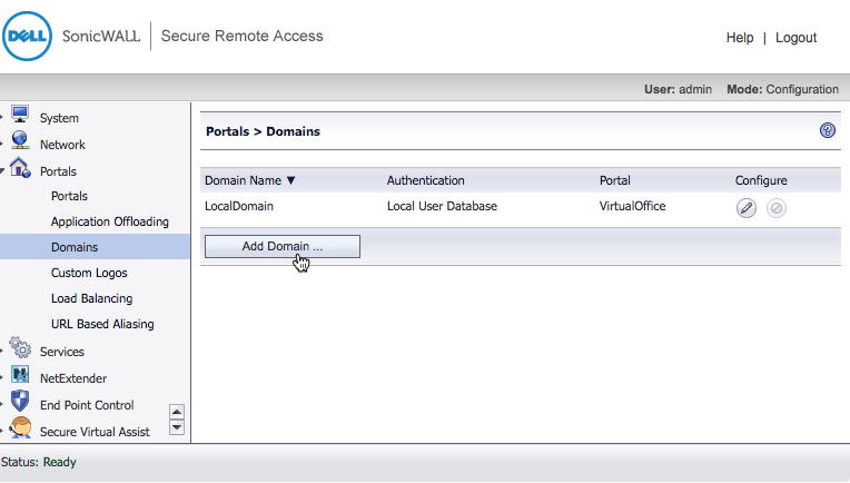 SonicWALL SRA