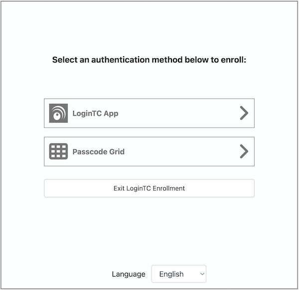 Enrollment Portal Authentication Methods