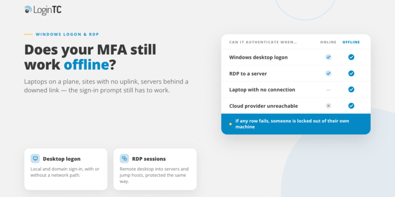 offline windows rdp