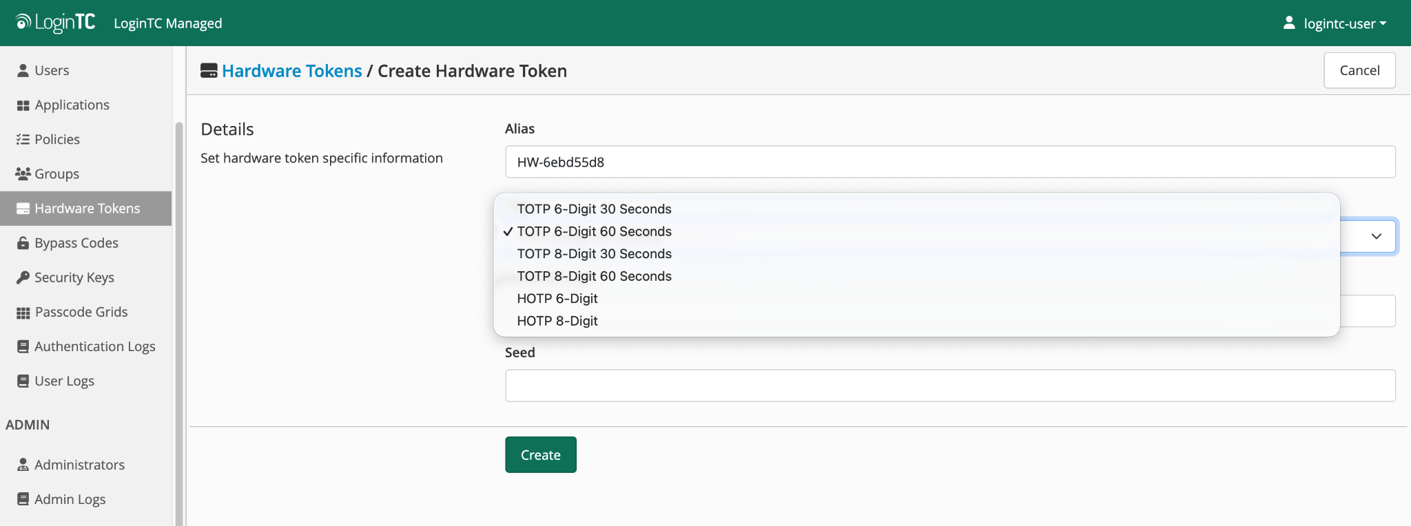 hotp-token-support