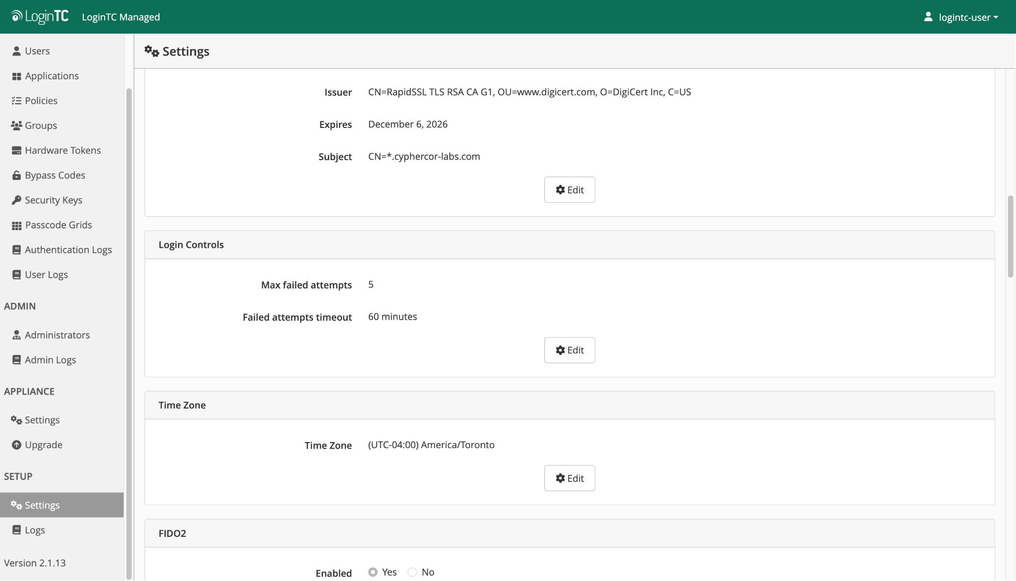 login-controls-settings