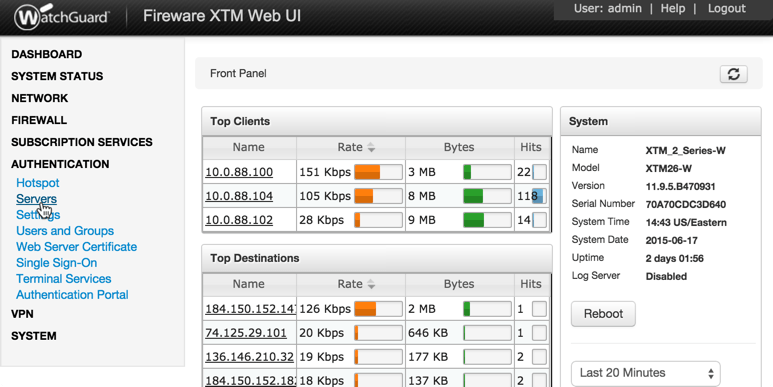 WatchGuard Failover