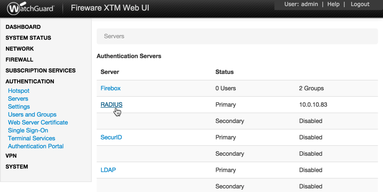 WatchGuard Failover