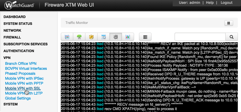 Troubleshoot WatchGuard