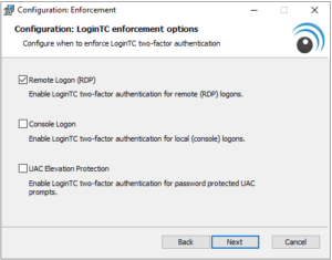 windows rdp logon msi enforcement options